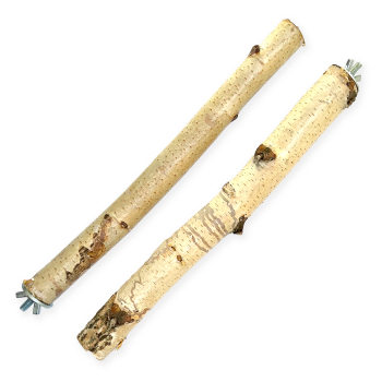 Жердинка березова з корою 25 см Zelena Zoo